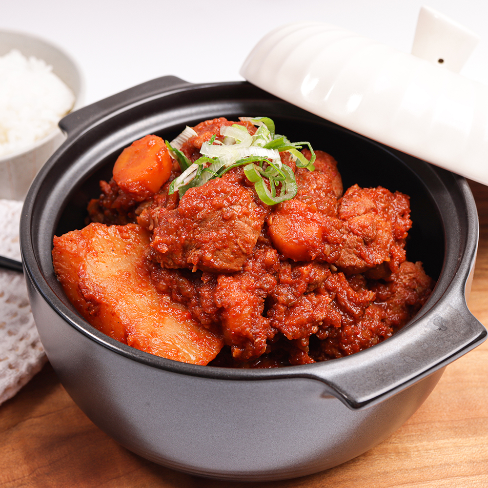 말바우시장 선김치 한돈 순살 아롱사태 갈비찜 800g