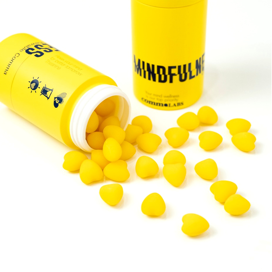 L 테아닌 스트레스로 인한 긴장완화 건강기능식품 마음챙김 츄어블 콤마 30캡슐, 1개 제품 이미지