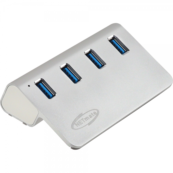 강원전자 넷메이트 USB3.2 4포트 허브 (실버) NM-UT324S - 상세 이미지 2