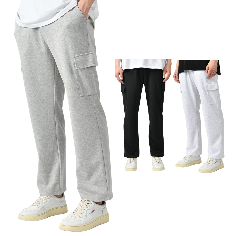 남자 트레이닝 팬츠 카고 와이드 츄리닝 밴딩 체육복 바지
