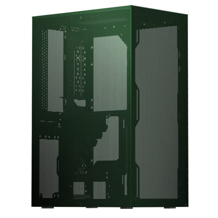 SSUPD MESHROOM S 미니 ITX 리틀밸리 컴퓨터 PC 케이스 (Sage Green)
