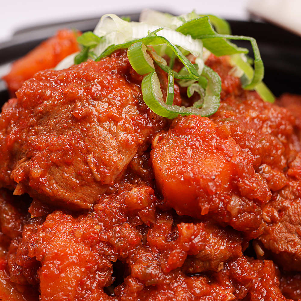 말바우시장 선김치 한돈 순살 아롱사태 갈비찜 800g - 상세 이미지 3