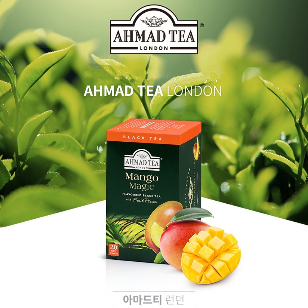 마시는차 가향차 망고티 아마드티 20티백 홍차 망고향 40g - 상품 이미지