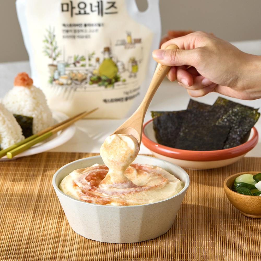 마이노멀 엑스트라버진 올리브오일 마요네즈 1kg, 1개 - 상세 이미지 4