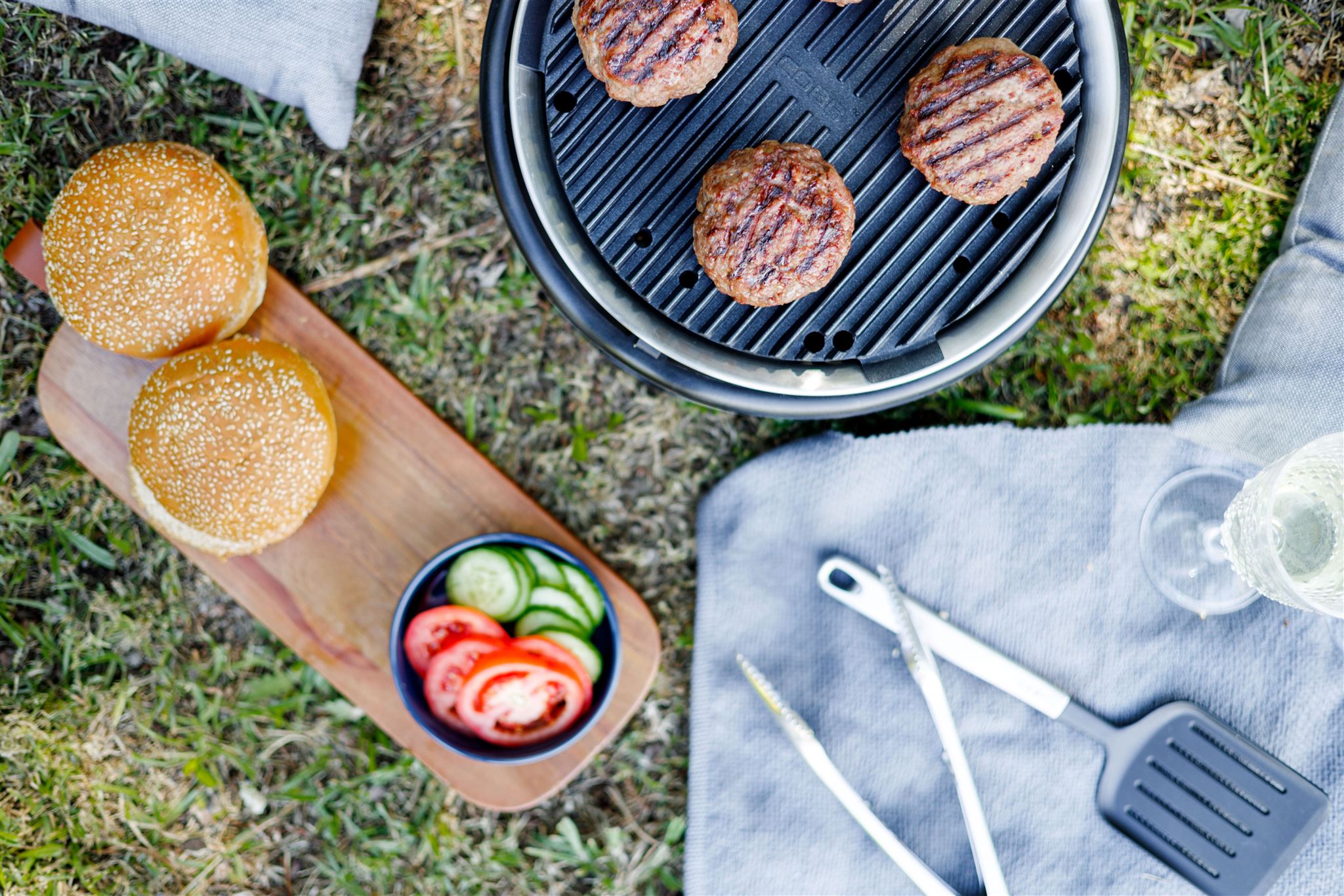 콥그릴 컴팩트 휴대용 캠핑 바베큐그릴 멀티쿠커