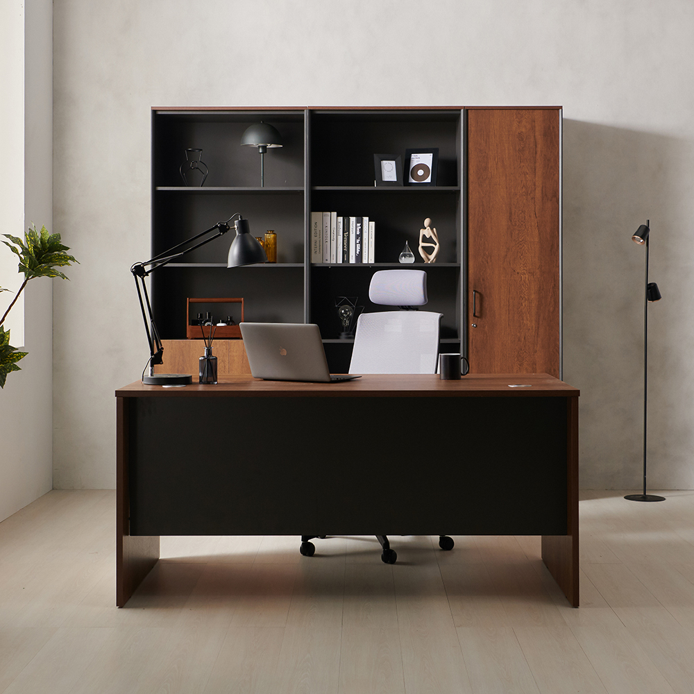 라이즈 사장님 CEO 사무실 책상 오피스 중역 사무용 1600mm, 월넛