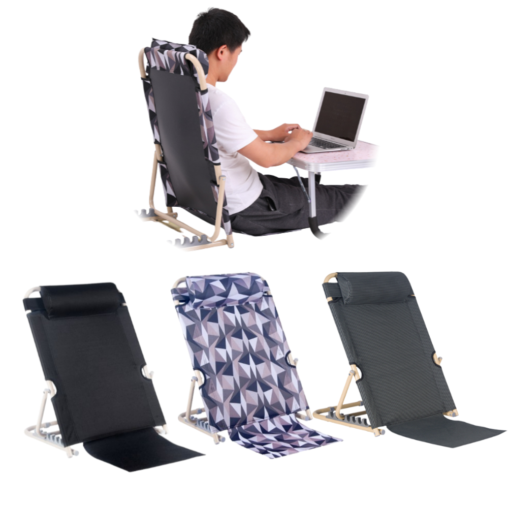 띵덕 허리편한 등받이 앉은뱅이 좌식 의자 허리받침대