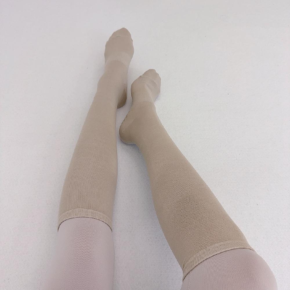 로라벨 포포 필라테스 양말 요가양말 롱삭스 논슬립 미끄럼방지 하이 오버 니삭스 - 상세 이미지 3