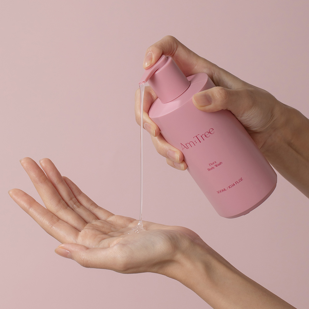 에이엠트리 플로라 퍼퓸 바디워시 여자 촉촉한 샤워젤 향좋은 바디클렌저 300ml - 상세 이미지 2