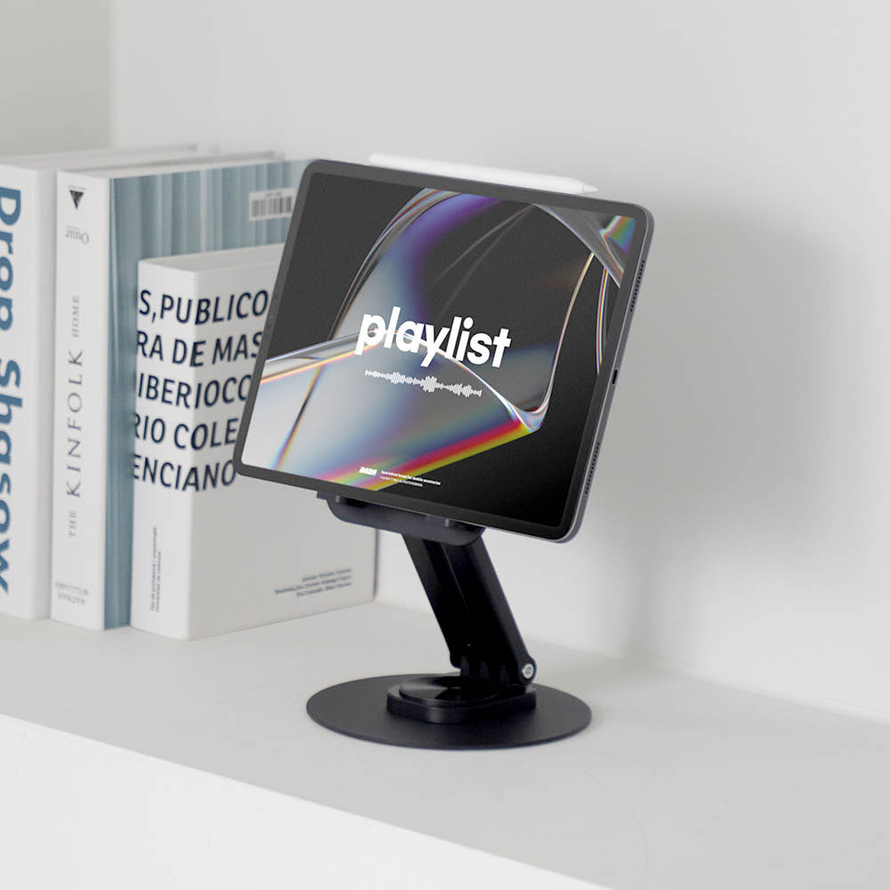 회전 태블릿 거치대