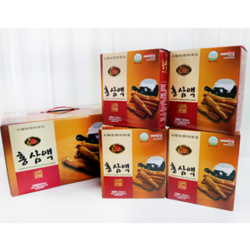 한국인삼유통공사 고려 홍삼 100% 100ml 진액 액기스 감사 선물 60포, 3개 이미지 3