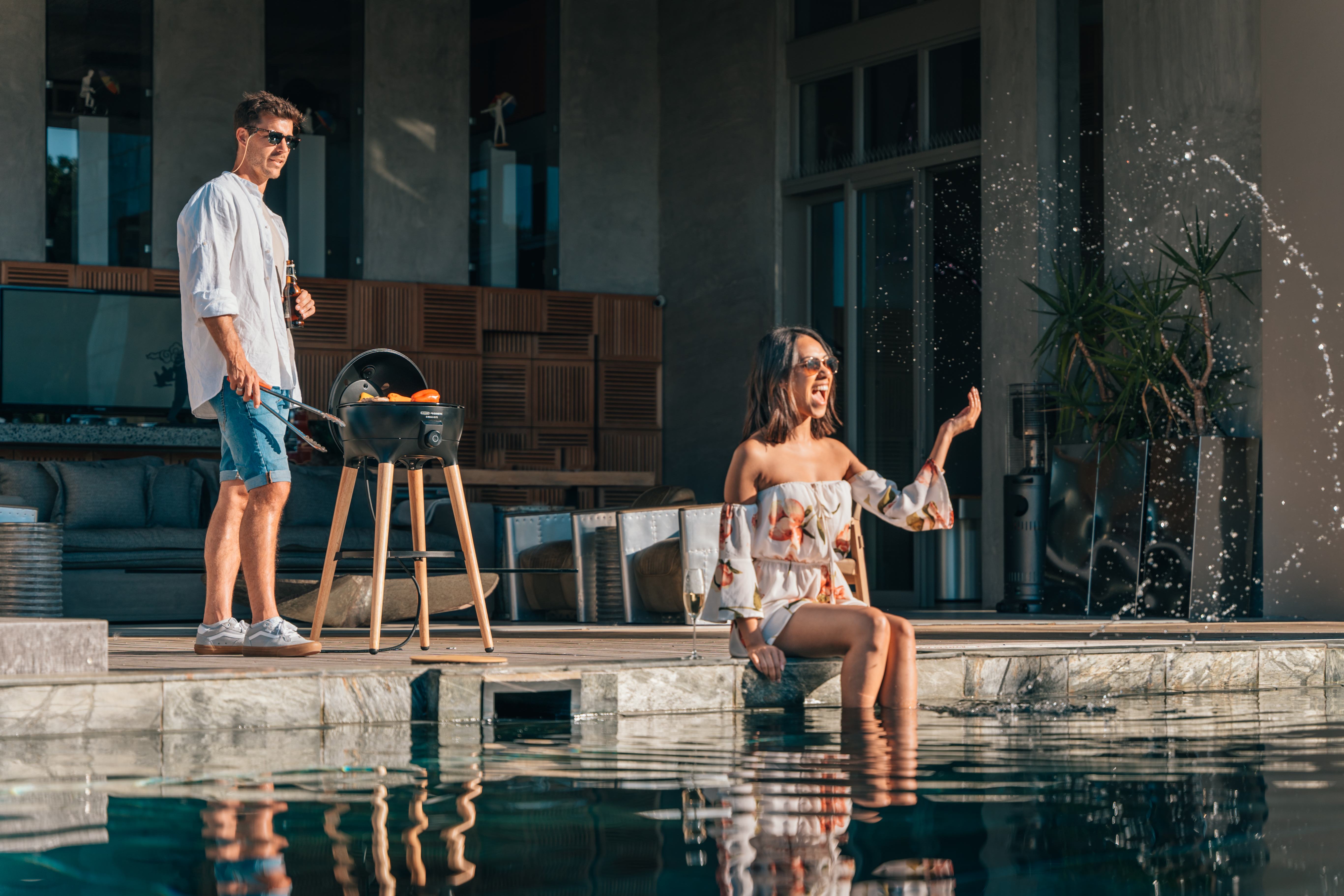 카닥 FS 전기 바베큐그릴 야외 실내 가정 펜션 리조트 업소용