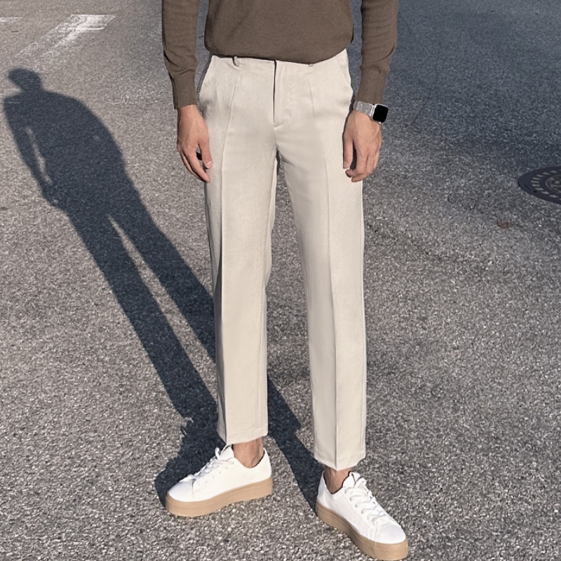 1+1 남자 라키 봄 가을 사계절 9부 10부 슬랙스 바지 - 상세 이미지 2