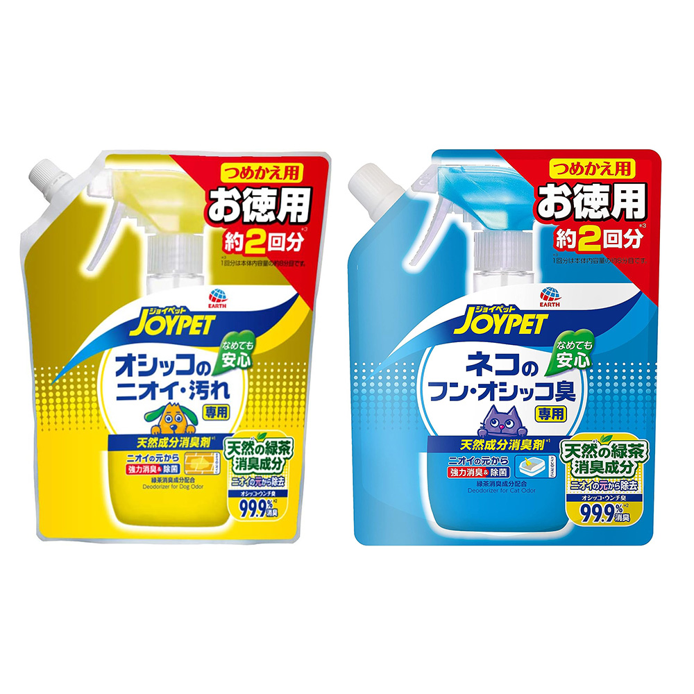 JOY PET 조이펫 반려동물 배변 탈취제 리필 450ml(대용량)