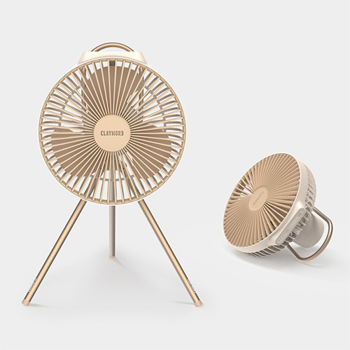 크레모아선풍기 V600+플러스 서큘레이터 캠핑 무선 USB 충전식 샌드베이지