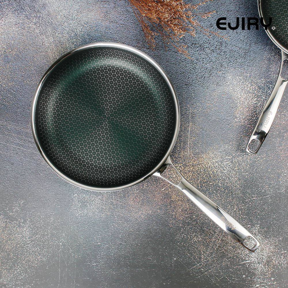 에지리 프라이팬 통3중 논스틱코팅 스텐큐브G 20cm 인덕션호환