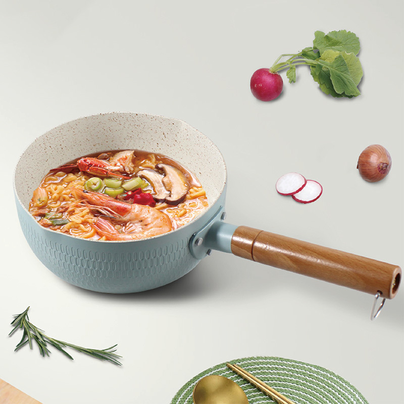 [나리히라] 컬러 해머톤 18cm 인덕션 라면냄비 함마톤 이유식 밀크팬 - 상세 이미지 4