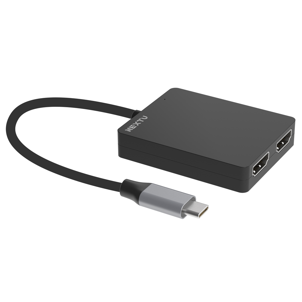 넥스트유 USB C to HDMI 듀얼 모니터 컨버터 젠더 2294TCH-DUAL
