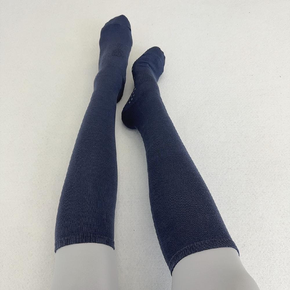 로라벨 포포 필라테스 양말 요가양말 롱삭스 논슬립 미끄럼방지 하이 오버 니삭스 이미지 8