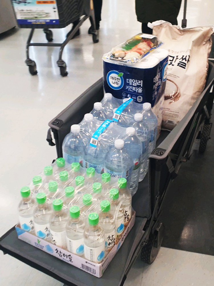 캠프365 파파웨건 스포츠 블랙 뒷문개방 내하중120kg 낚시 캠핑 카트