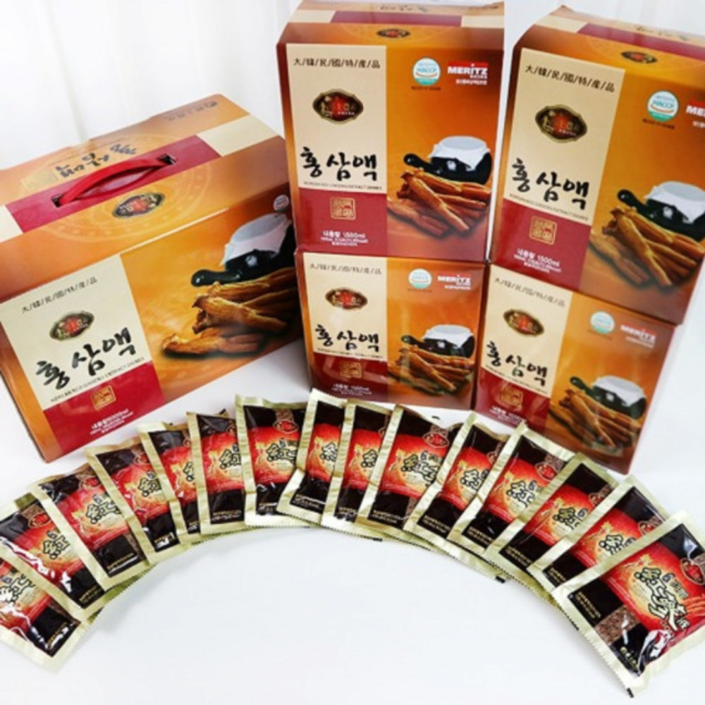 한국인삼유통공사 고려 홍삼 100% 진액 100ml x60포 x2박스 액기스 추출액 선물 제품 이미지