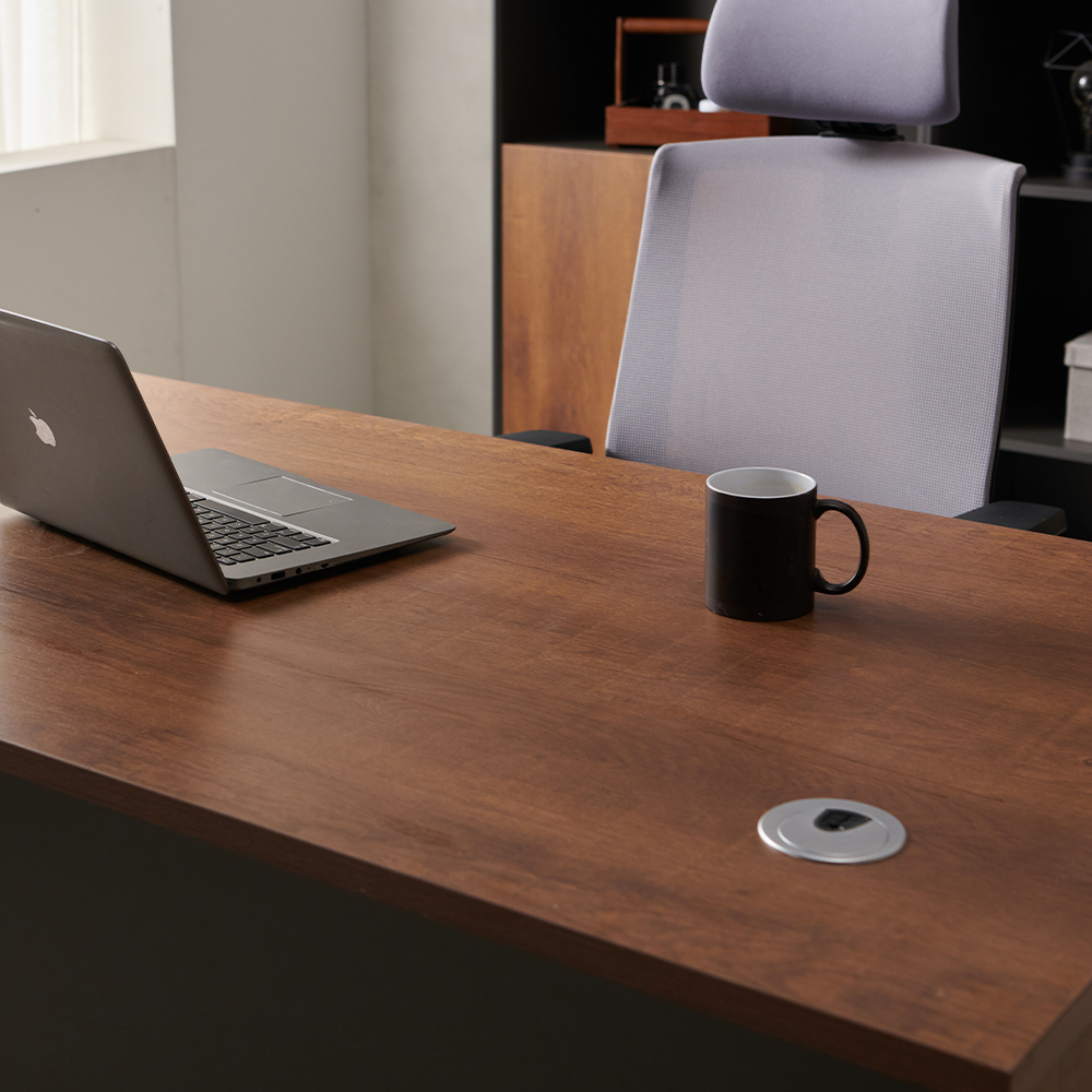 라이즈 사장님 CEO 사무실 책상 오피스 중역 사무용 1600mm, 월넛