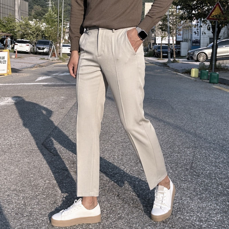 남자 라키 사계절 9부 10부 슬랙스 바지 가격 비교 피팅남 남자 라키 사계절 9부 10부 슬랙스 바지