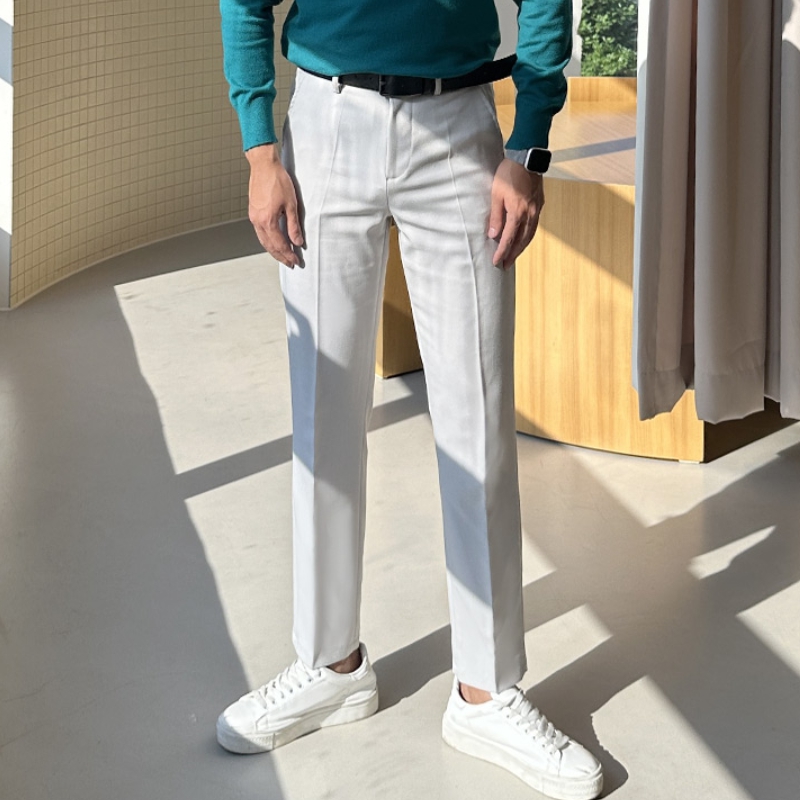 1+1 남자 라키 봄 가을 사계절 9부 10부 슬랙스 바지 이미지 3
