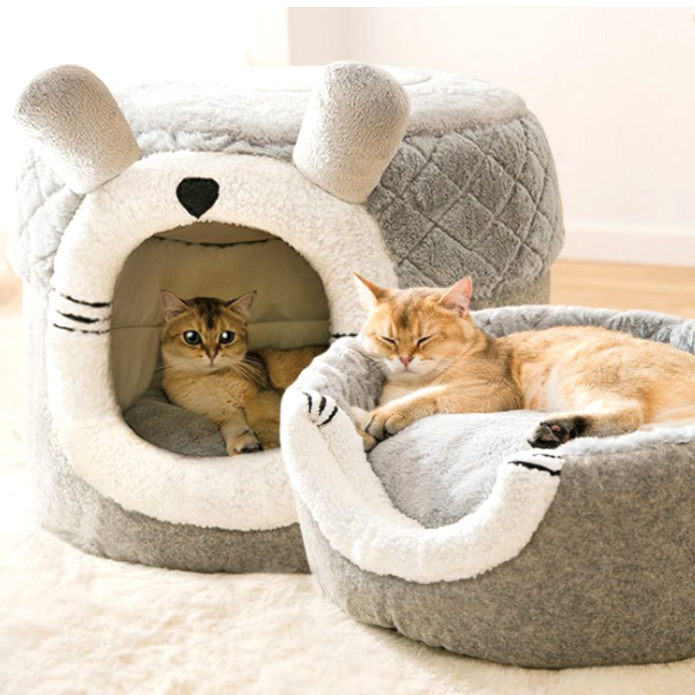 강아지 하우스 고양이 숨숨집 침대 애견 텐트 파워쿠션 호박숨숨집 중형