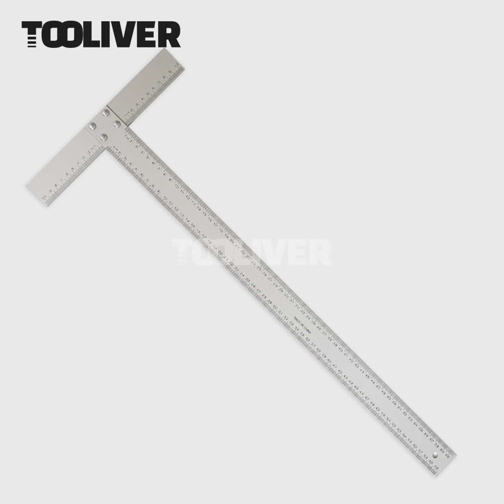 툴리버 티자 T자 알루미늄 타일 제도용 건축 설계 60cm 자 중 40mm - 상세 이미지 4