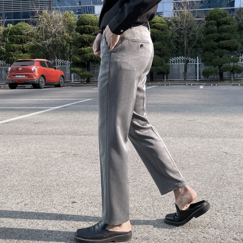 1+1 남자 라키 봄 가을 사계절 9부 10부 슬랙스 바지 - 상세 이미지 5