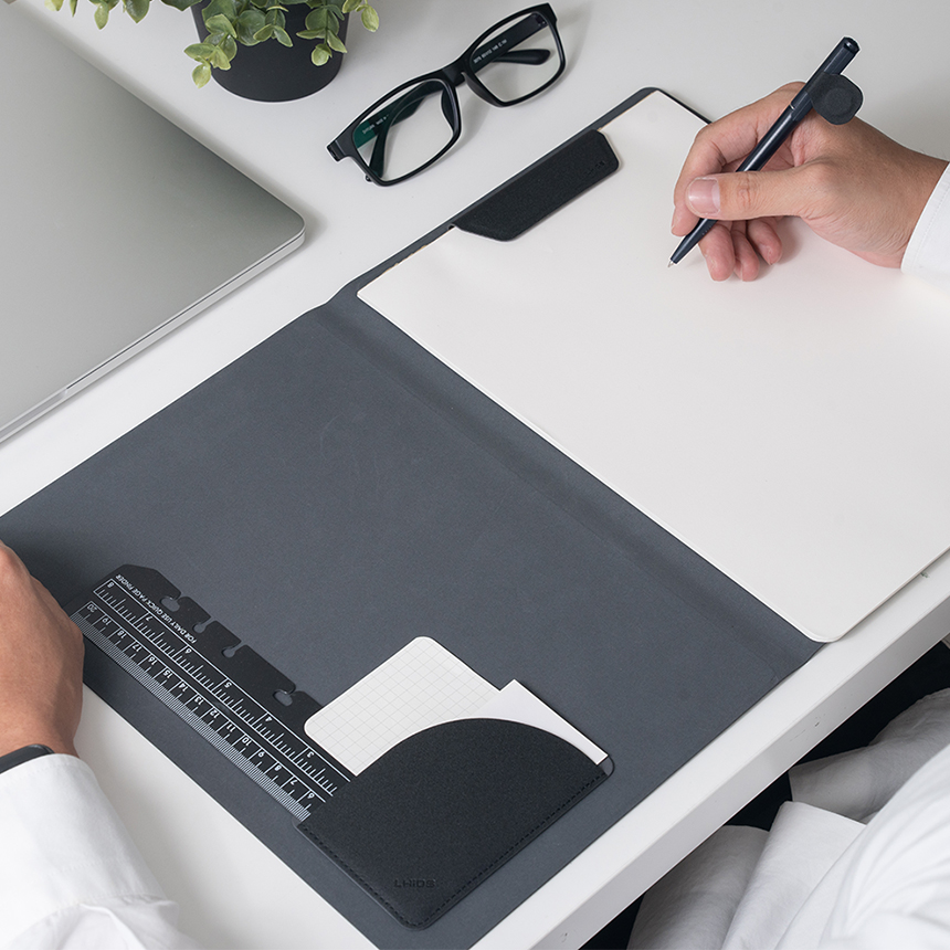 LHiDS A4 다이어리 결재판 바인더 고급 서류철 이면지정리 각인 실사용 후기 | 효과 있을까? - 대표 이미지