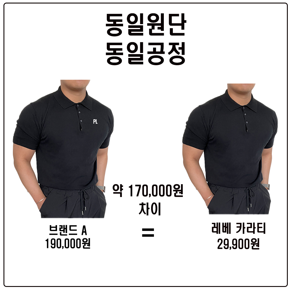 남자 남성 머슬핏 어깨넓어보이는 반팔 카라티 카라 피케 셔츠 - 상세 이미지 2