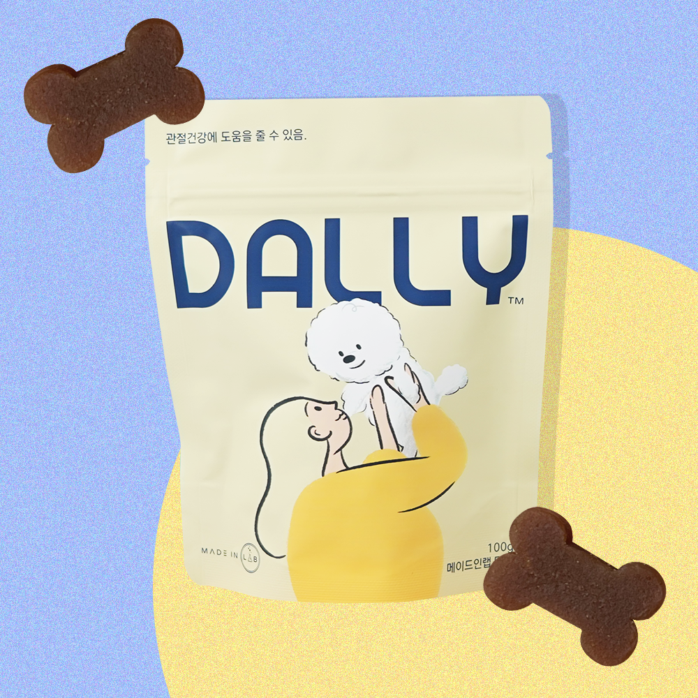 강아지 영양제 관절 터마신 달리 메이드인랩 100개입, 4개