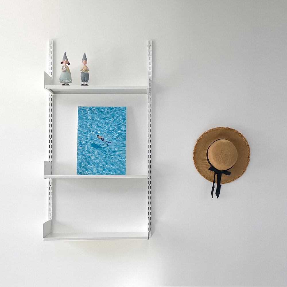 모듈벽선반 시스템 벽걸이 선반 인테리어 거실 액자 주방 세탁실 다용도실 1200mm - 상세 이미지 3