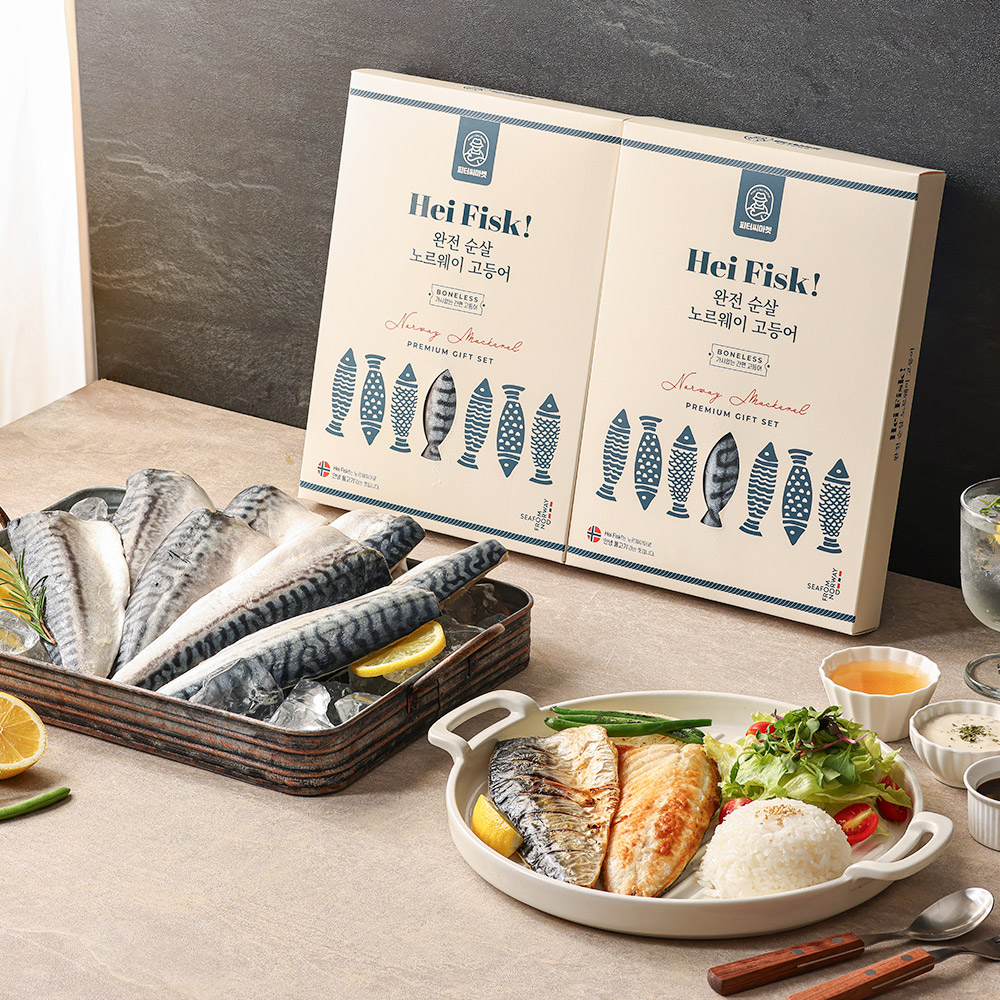 피터씨마켓 Hei Fisk 완전순살 노르웨이 고등어 선물세트