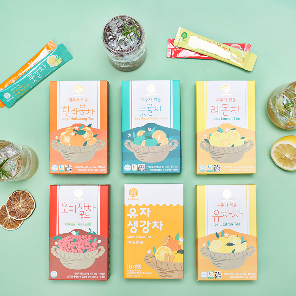 제주가 키운 레몬차 스틱청 10개입 - 상세 이미지 2