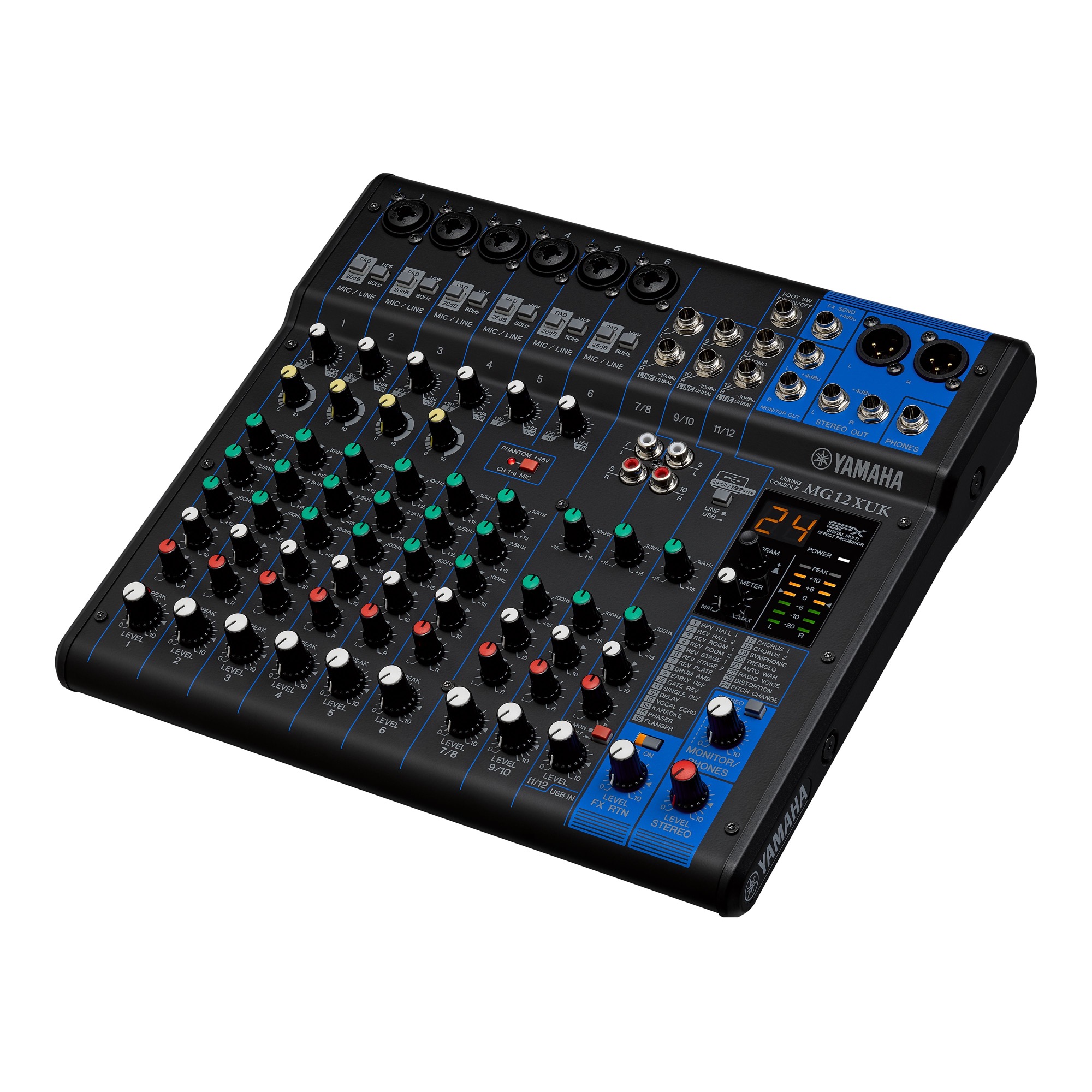 야마하 MG12XUK YAMAHA 오디오 믹서 12채널 믹싱 콘솔 - 상세 이미지 2