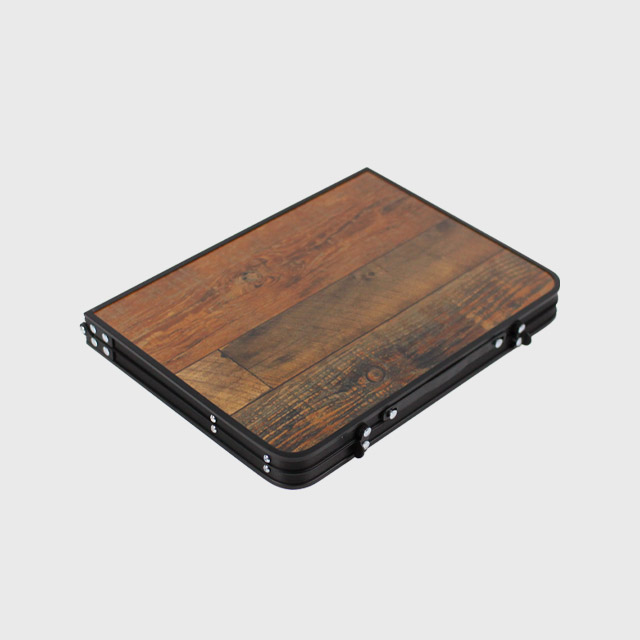 KOOLMAN 쿨맨 미니 접이식 캠핑 폴딩 테이블 경량 블랙프레임 올블랙