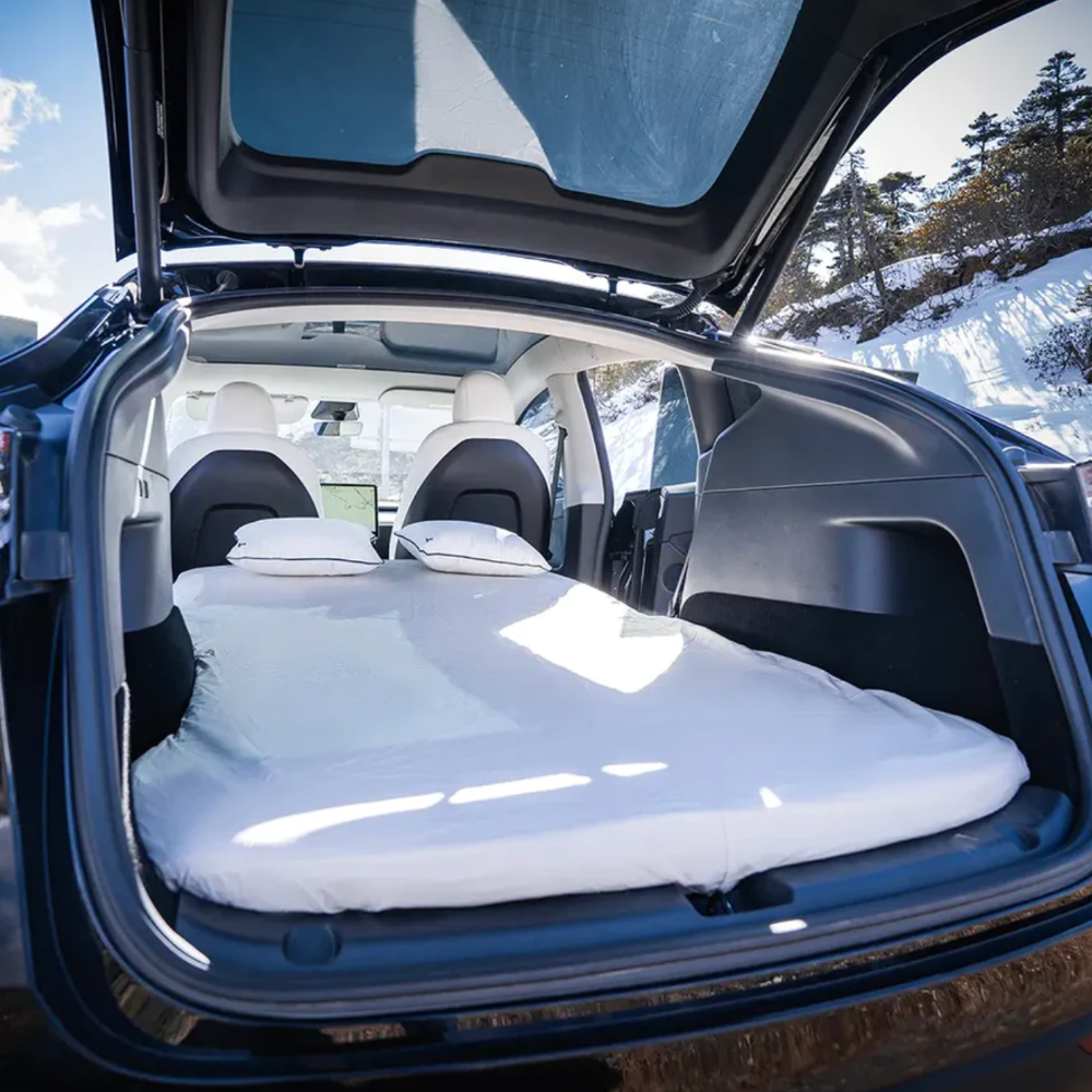 해븐비 2세대 롤업 매트 45D 고밀도 메모리폼 테슬라 모델Y 주니퍼 차박용