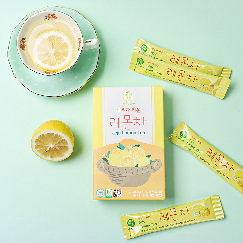 제주가 키운 레몬차 스틱청 10개입