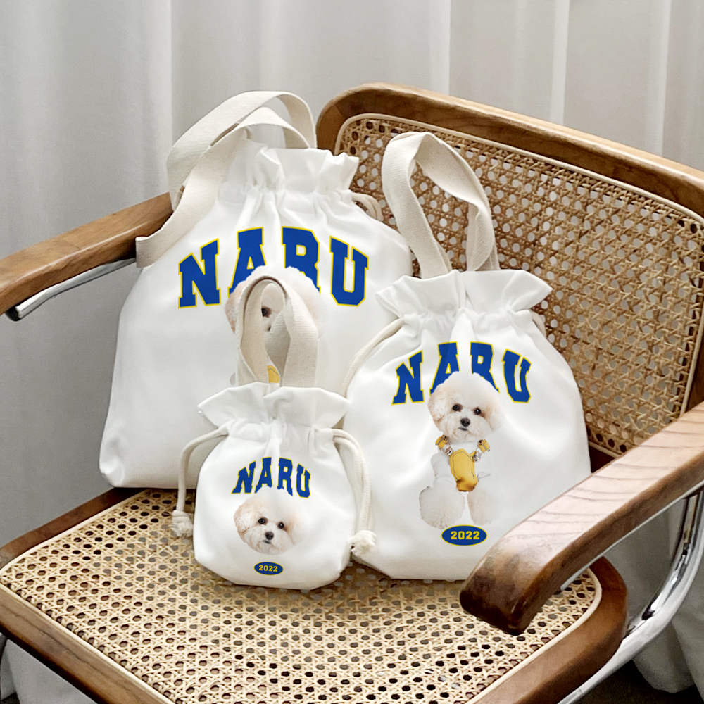 에코백 주문제작 맞춤 커스텀 강아지 고양이 사진 소량주문 가능