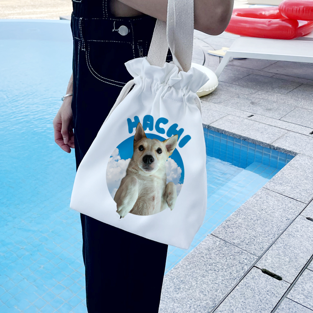 에코백 주문제작 맞춤 커스텀 강아지 고양이 사진 소량주문 가능 - 상세 이미지 3