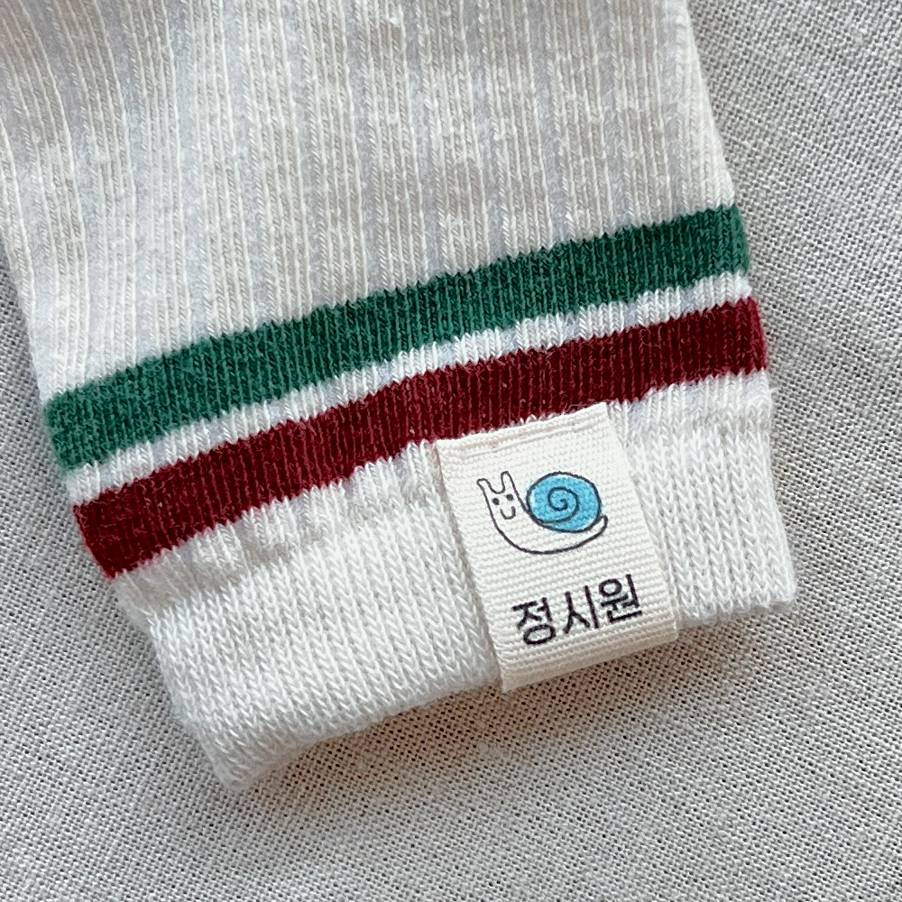 어린이집 의류용 이름 라벨 옷 네임 스티커 제작 이미지 3