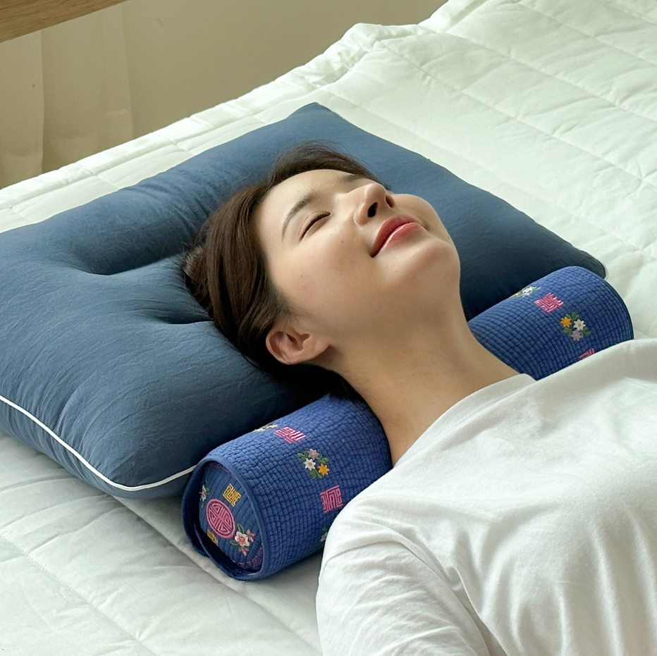 메밀 편백 경추베개 경추목 베개 목디스크 일자목 거북목베개 차콜 소 베고자니