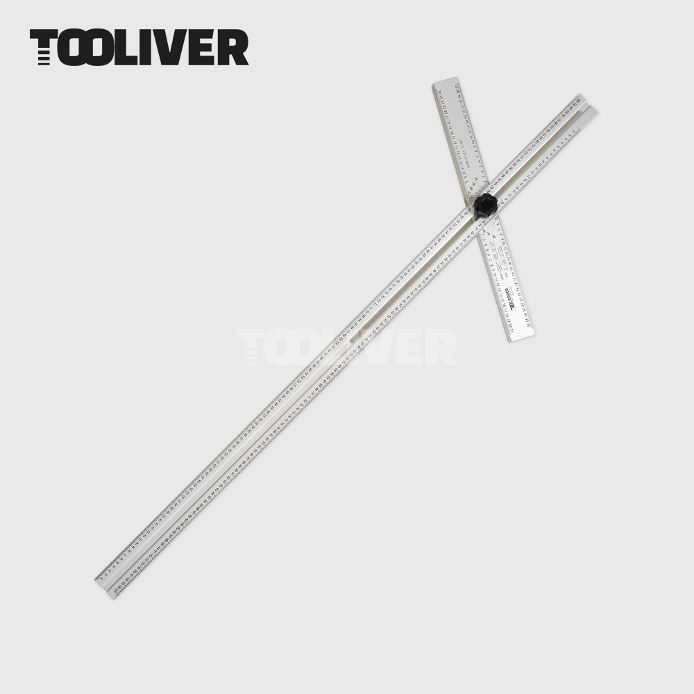 툴리버 T자 티자 각도조절 알루미늄 타일 건축 설계 작업용자 120cm 대칭형 이미지 4