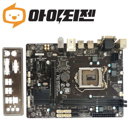 기가바이트 B85M-D2V 인텔 B85 4세대 하스웰 기가바이트 1150 메인보드