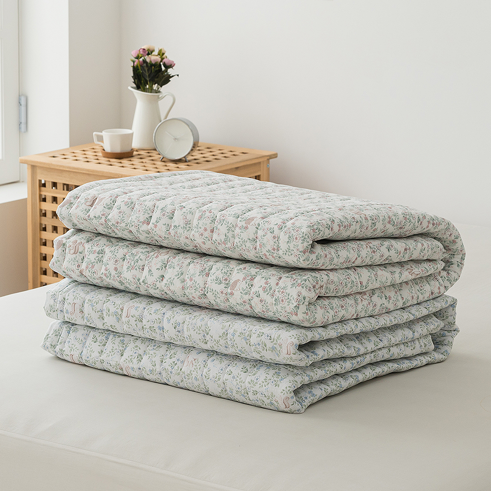 모달침구 플라워패턴 사랑스러운 반디 SS Q 침대패드