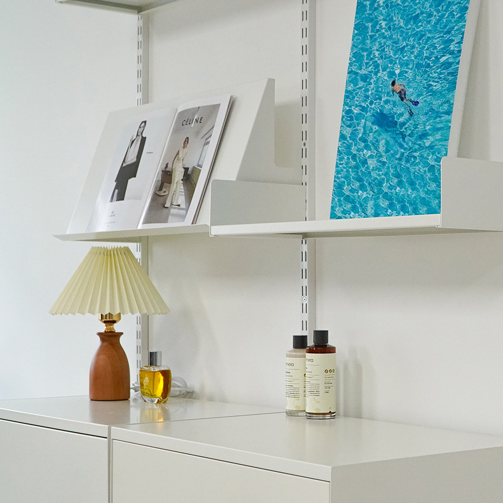 모듈벽선반 시스템 벽걸이 선반 인테리어 거실 액자 주방 세탁실 다용도실 1200mm - 상세 이미지 5