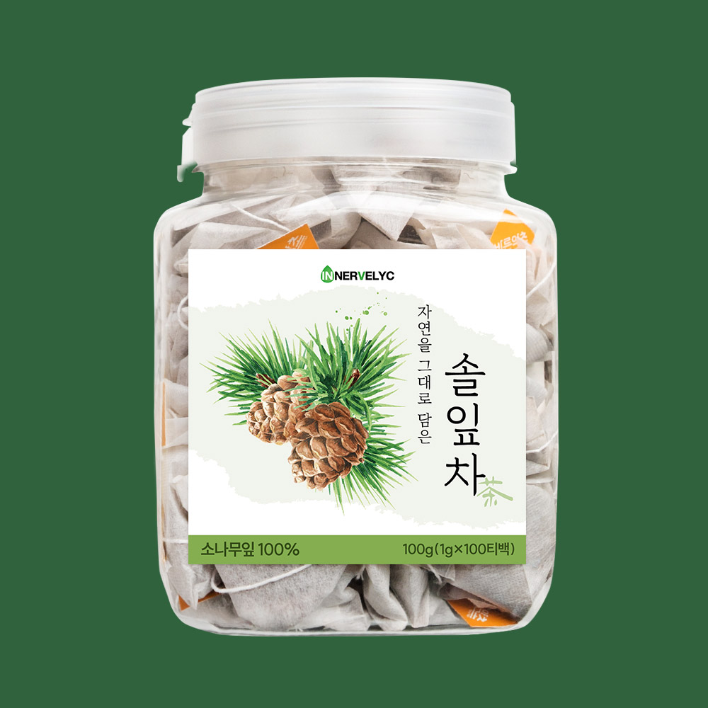 이너블릭 국산 솔잎 차 100티백 효능 생분해필터 외 23종 - 상품 이미지